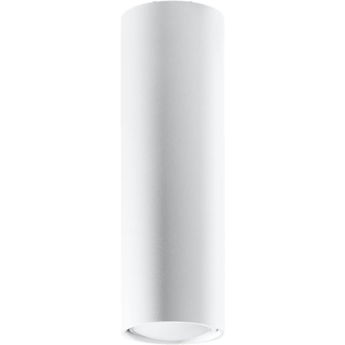 Sollux Lighting Plafondlamp Lagos - GU10 - wit - staal - 20x6x6cm