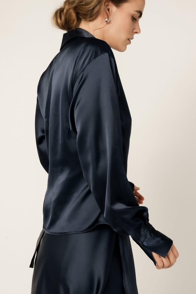 VIVEH Ivy Midnight Blue Midnight Blue Taglia: 34/36 | Maglie a manica lunga Outlet | Donna | Blu