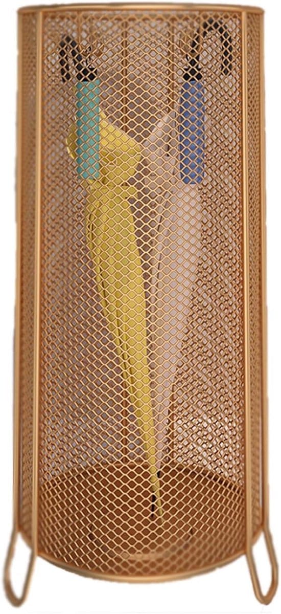 Paraplustandaard - Parapluhouder Entree - Droog Huis - Stijlvol Hol Ontwerp - 21" x 10" - Goud