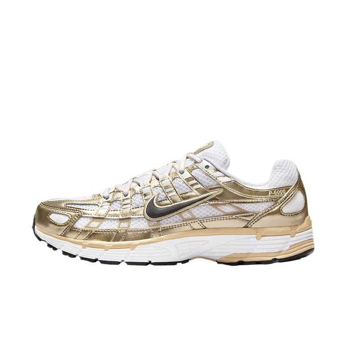 Nike P-6000 Goud Dames Sneakers Wit Grain Metallic-Goud-Grain IF1787-100 36.5 white