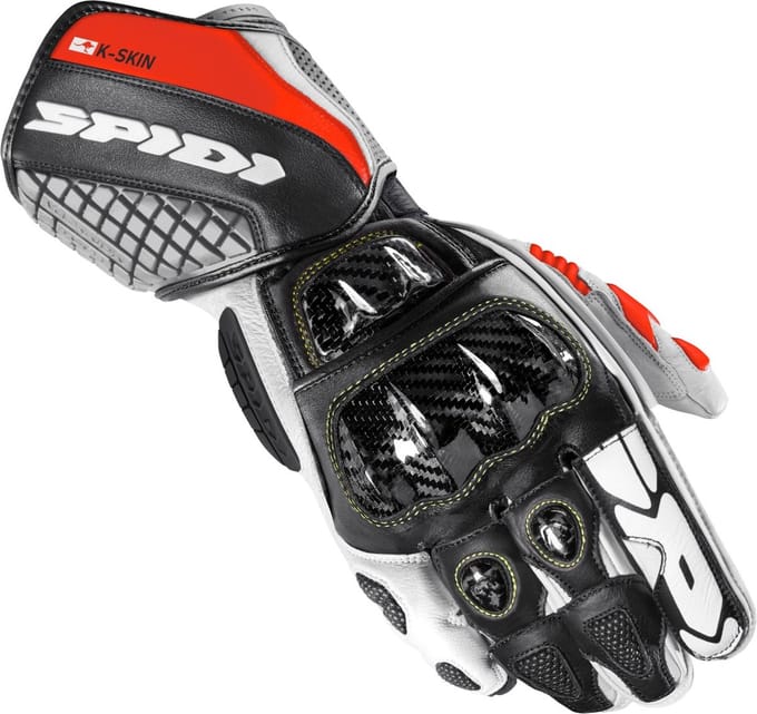 Spidi Carbo Kangaroo Zwart Wit Rood - Maat S