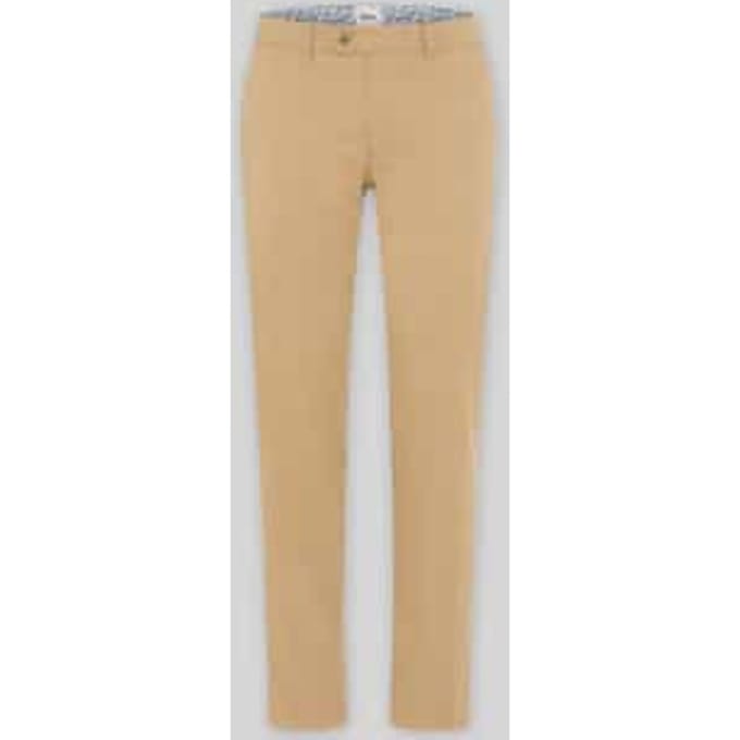 Regular fit chino van katoenmix model 'Evans'