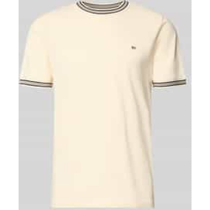 regular fit T-shirt met gestikt logo