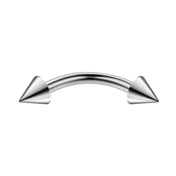 Zilver Spikes - Wenkbrauw / Lip / Oor Piercing