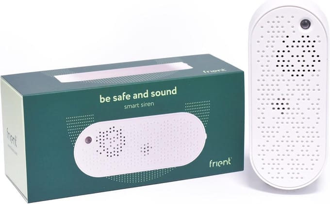 Slimme Binnen Sirene 90dB - Zigbee Alarmsysteem met Batterijback-up en Range Extender