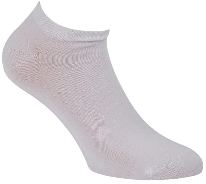 Unisex bamboe sneakersokken - White - 31-35 - 2 paar