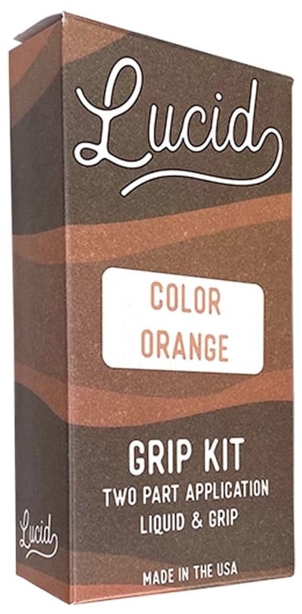 Lucid Grip Clear Spray On Grip Orange