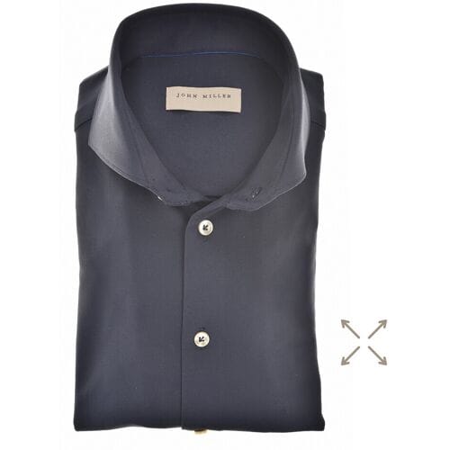 John Miller Overhemd Hyperstretch Performance Shirt Navy / male