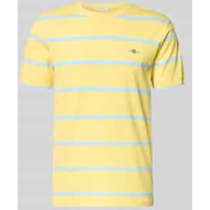 Regular Fit T-shirt met logo-stiksel