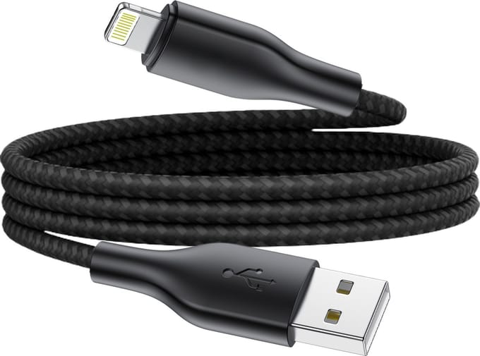 USB naar Lightning kabel 2 Meter - Geschikt voor Apple iPhone en iPad - Oplader Kabel