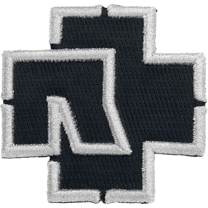 Rammstein Patch - Rammstein Logo - voor Geen - zwart