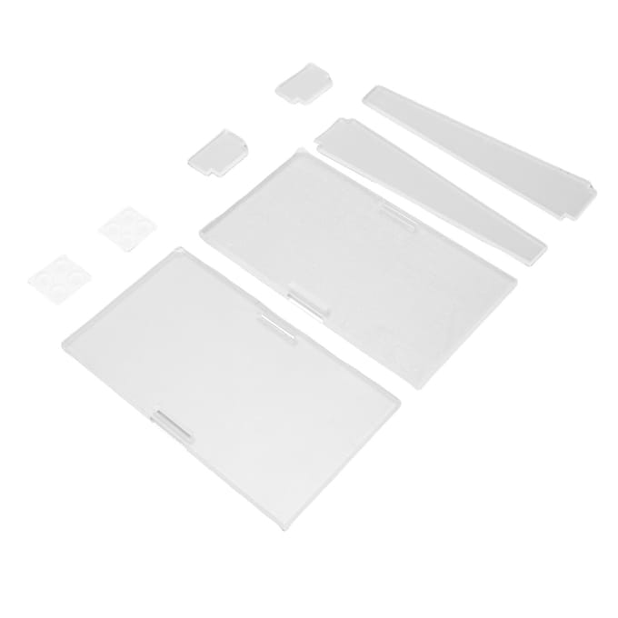 2 Sets Acryl Ezelstand Multifunctioneel Stijlvolle Look Compact Helder Foto Display Houder voor white