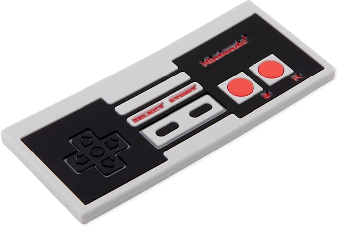 Bumkins - Silicone Teether | Siliconen Baby Bijtring - Nintendo - NES™ Controller