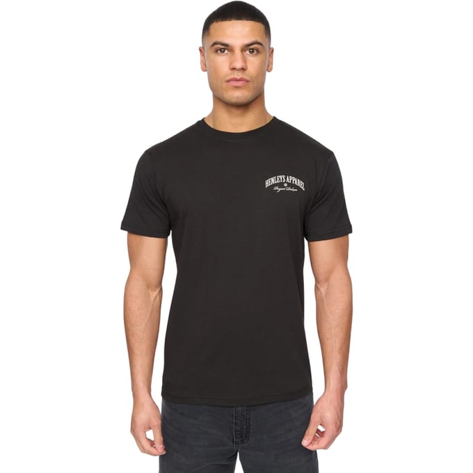 Henleys Heren Henwing T-Shirt (Zwart)