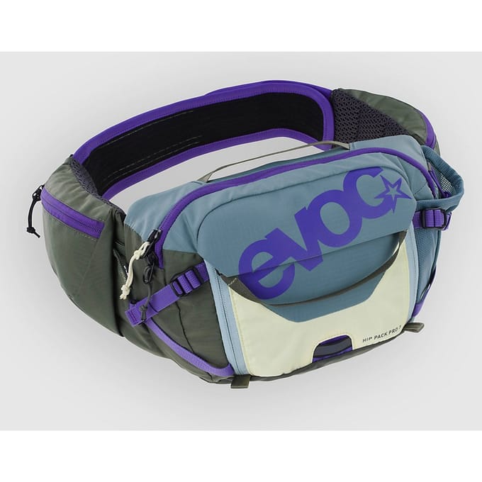 Evoc Hip Pack 3 - Heuptas 28 cm (steel/violet/dark olive)