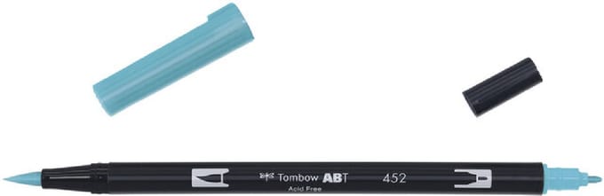 Tombow ABT Dual Brush Pen 452 process blue - Incl. Goodie