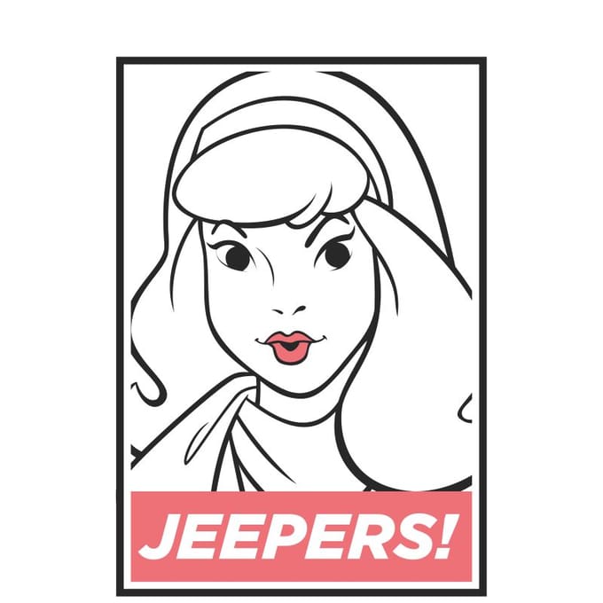 Scooby Doo Jeepers! Men's T-Shirt - White - M