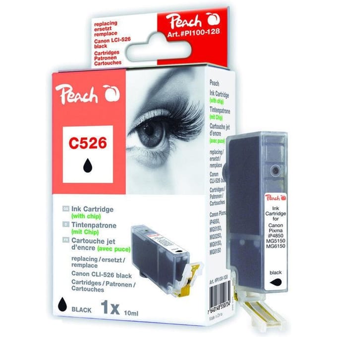 Peach C526 - Inktcartridge / Zwart
