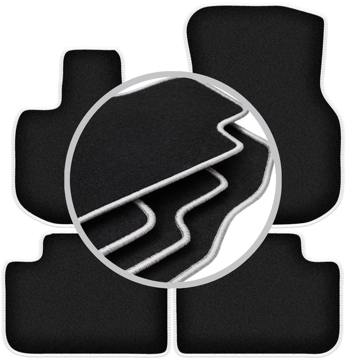 CARLUX-SILVER automatten voor: BMW iX3 G08 SUV (2021-)