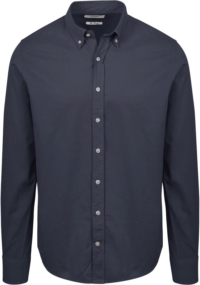 King Essentials The Tommy Overhemd Antraciet - Maat M - Heren