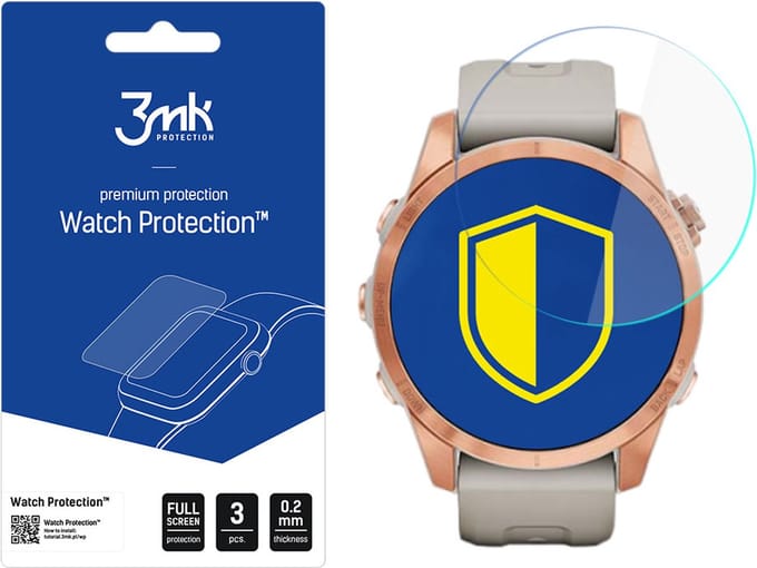 Garmin Fenix 7s - 3mk Watch Protection v. FlexibleGlass Lite