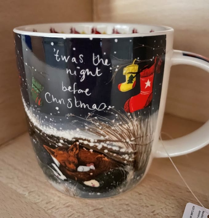 Alex Clark Kerst Mok nacht voor Kerstmis ~ Night Before Christmas