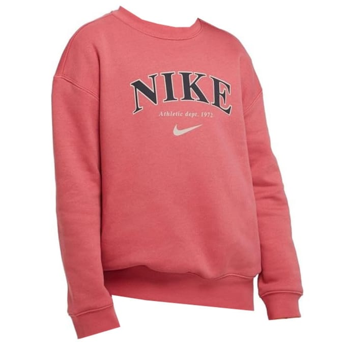 Nike Logo Jeugd Roze sweatshirt met ronde hals