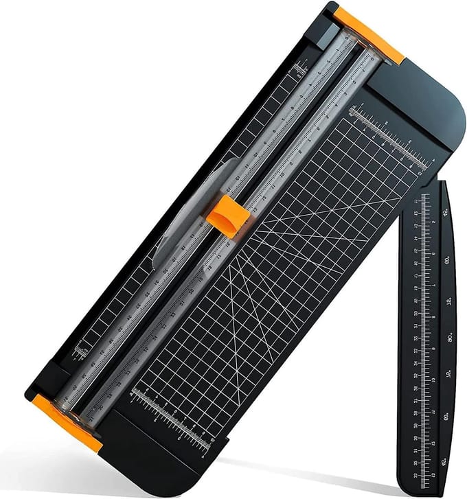 Papier Snijmachine - Veilig en Efficiënt - 1 Stuk - Zwart