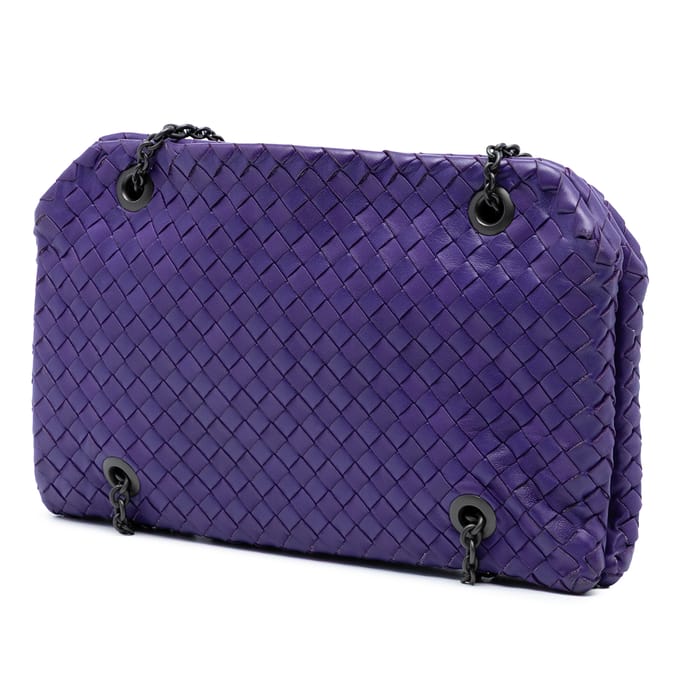Tweedehands Nappa Intrecciato Duo Schoudertas