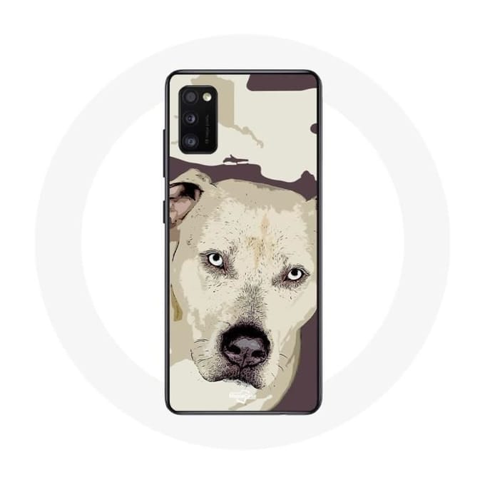Coque pour Samsung Galaxy S20 plus Chien de Pitbull Blanc