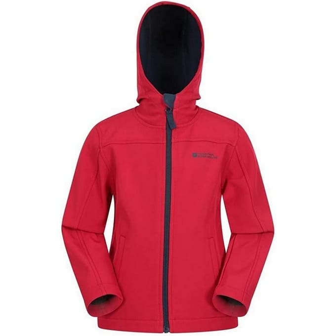 Mountain Warehouse Kinder/Kids Exodus Waterafstotend Soft Shell Jasje (Rood)