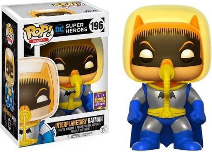 Funko Pop! DC Comics: Interplanetary Batman 2017 Summer Convention Exclusive #196 [Condition:7.5/10]
