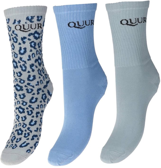 Quur Sokken Quur Qlivia Sport 3-pack Lichtblauw