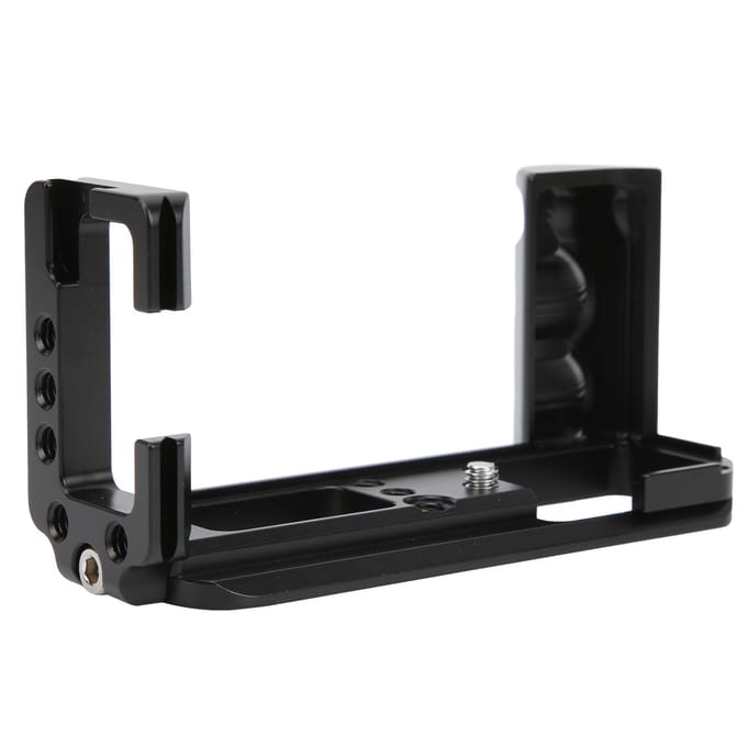 Draagbare Snelkoppelings L-type Plaat voor Fuji XE4 Handgreep Aluminiumlegering Camera L-Beugel Plaat black