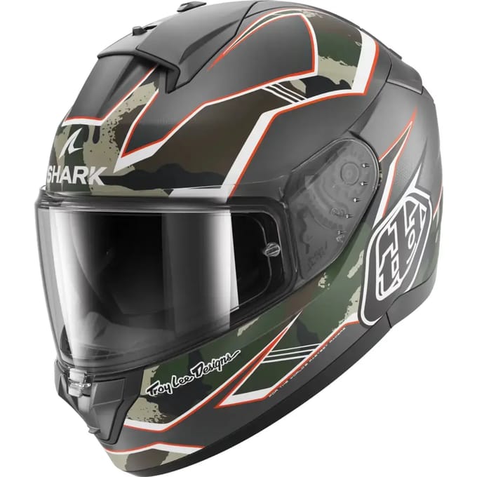 SHARK Ridill 2 Matrix Camo Mat Antraciet Groen Chocolade AGN - Helm