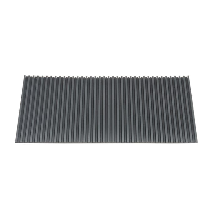 BERGEON Gereedschapsmat 5965-D – Rubber – Geribbeld – Zelfklevende achterkant – Grijs