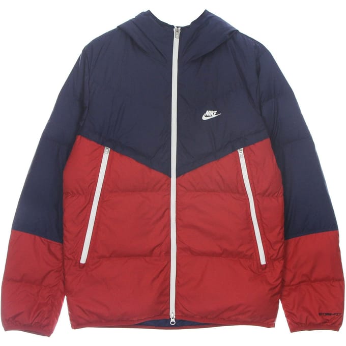 Storm Fit Windrunner jack met capuchon Donsjack voor heren Midnight Navy/gym Red/sail/sail