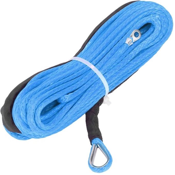 Dailygoody - Synthetic Winch Kabel - 4.8mm x 15m - 5500lbs Sterkte