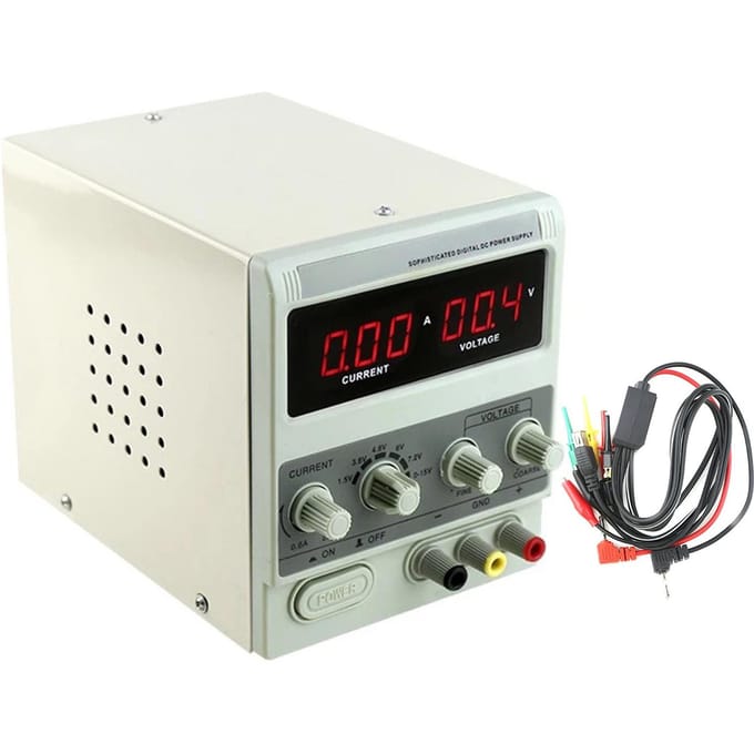 Alimentation cc de banc, Variable 15V 2A, affichage numérique, commutation réglable, alimentation régulée EU Plug gris