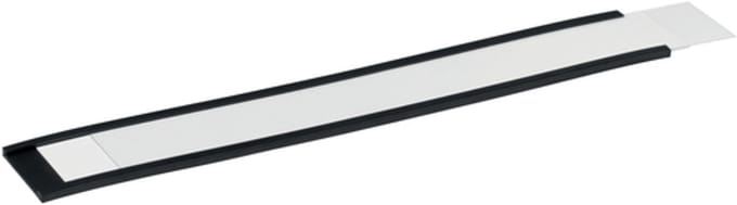 Etikethouder Durable magnetisch 200x30mm antraciet 50 stuks