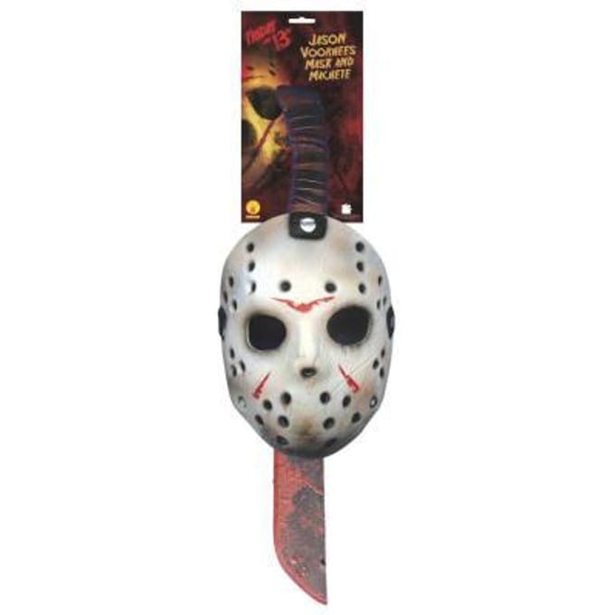 RUBIES FRANCE - Machete en masker van Jason uit Friday the 13th