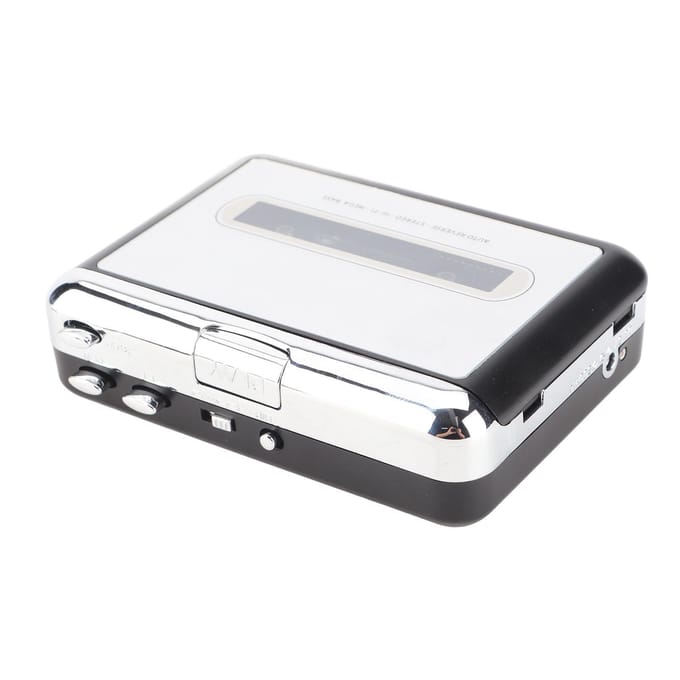 USB-cassetteband naar pc MP3 CD-switcher Converter Capture o Muziekspeler met hoofdtelefoon