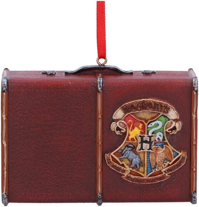 Nemesis Now - Harry Potter Kerstbal - Hogwarts Suitcase Hanging Ornament