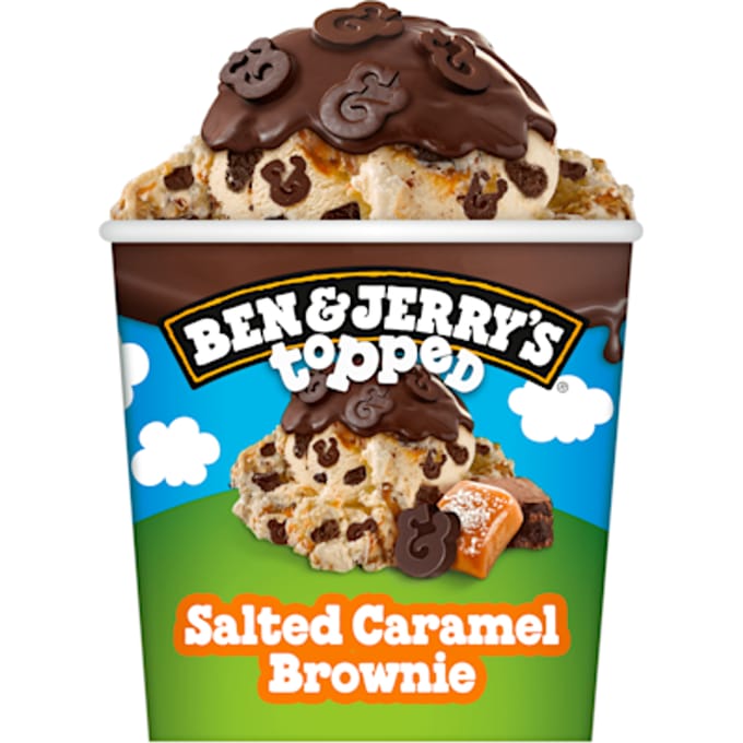 Ben & Jerry's Topped Caramel Brownie IJs - 438 g