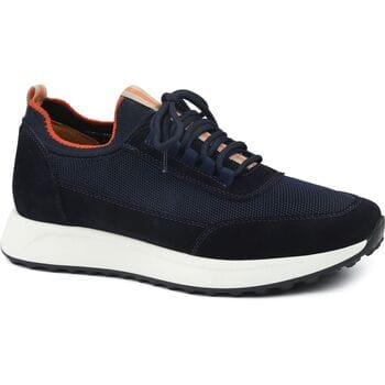 Suitable Sneaker Suede Donkerblauw (navy) - Maat 42 - Heren