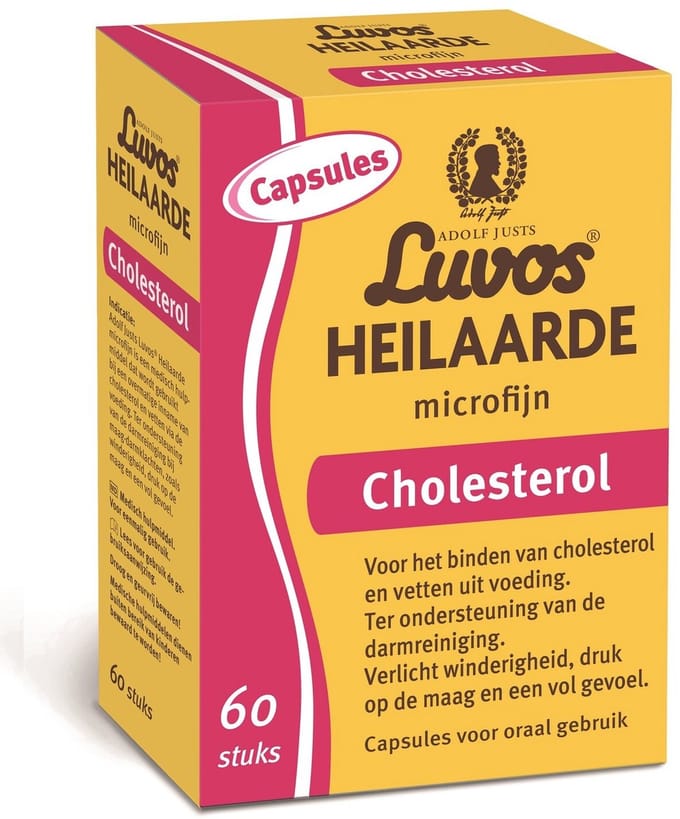Luvos Heilaarde microfijn cholesterol 60 Capsules