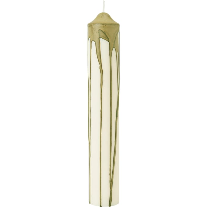 Ferm Living Dryp stompkaars - olijfgroen - Hoogte 30 cm