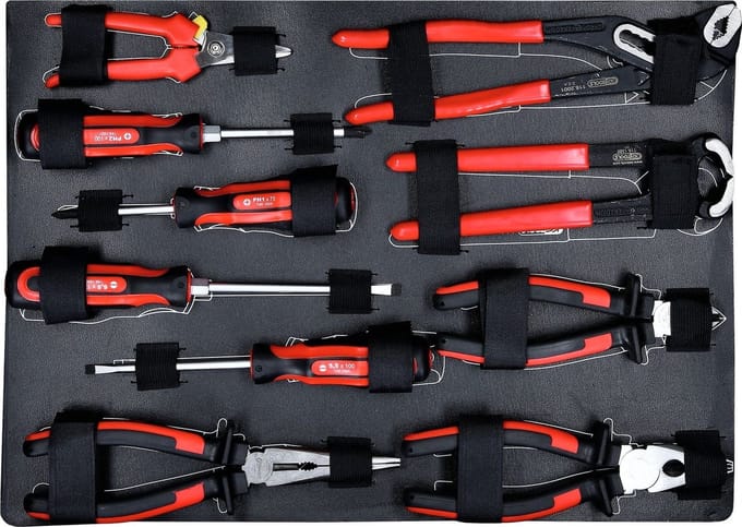 KS Tools multigereedschap set (127 stuks 1/4-Inch+1/2-Inch)
