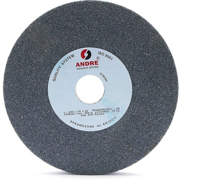 Andre Typ 1 - Platte Schijf - 200mm x 20mm x 32mm - Elektrokorund - Keramisch Bindmiddel