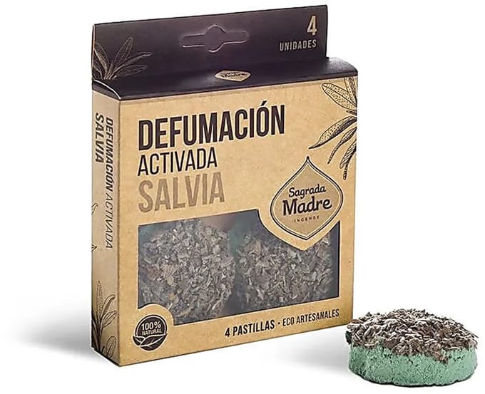 Sagrada Madre Wierookschijven Witte Salie - 56g